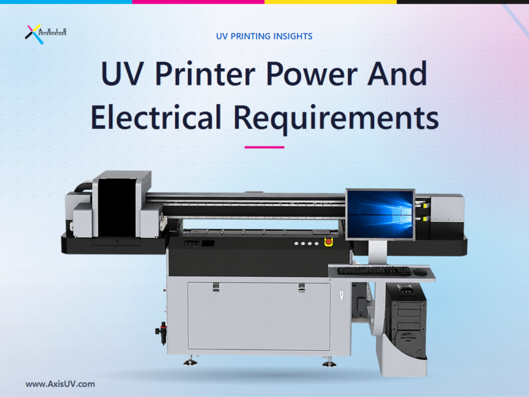 UV Printer Power and Electrical Requirements in India: Load, Stabilizers, Backup and Energy Cost
