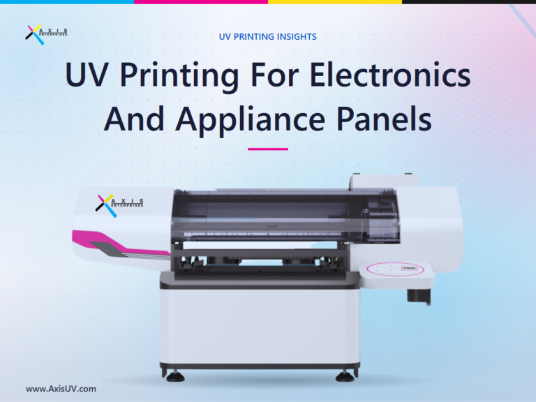 UV Printing for Electronics and Appliance Panels: The In-House Advantage for Indian Manufacturers